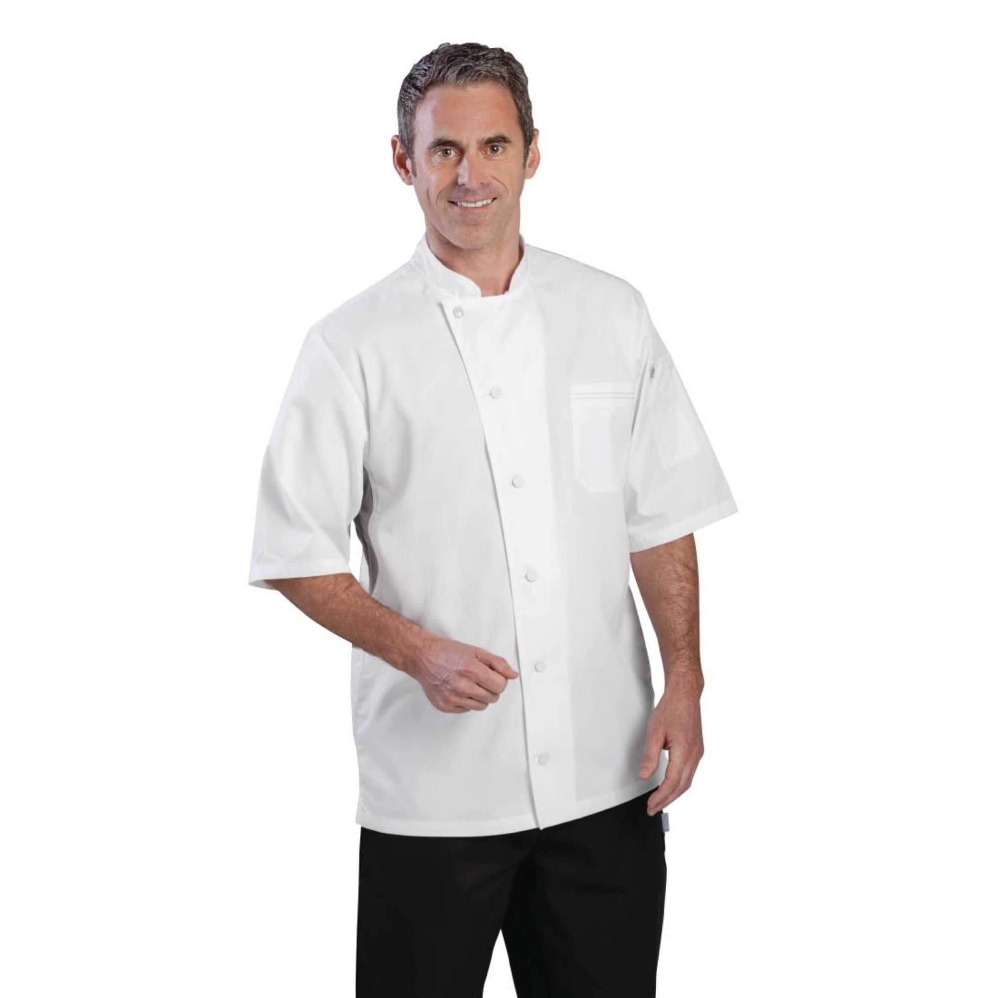 Picture of Chef Works Valais Signature Series Unisex Chef Jacket White XL