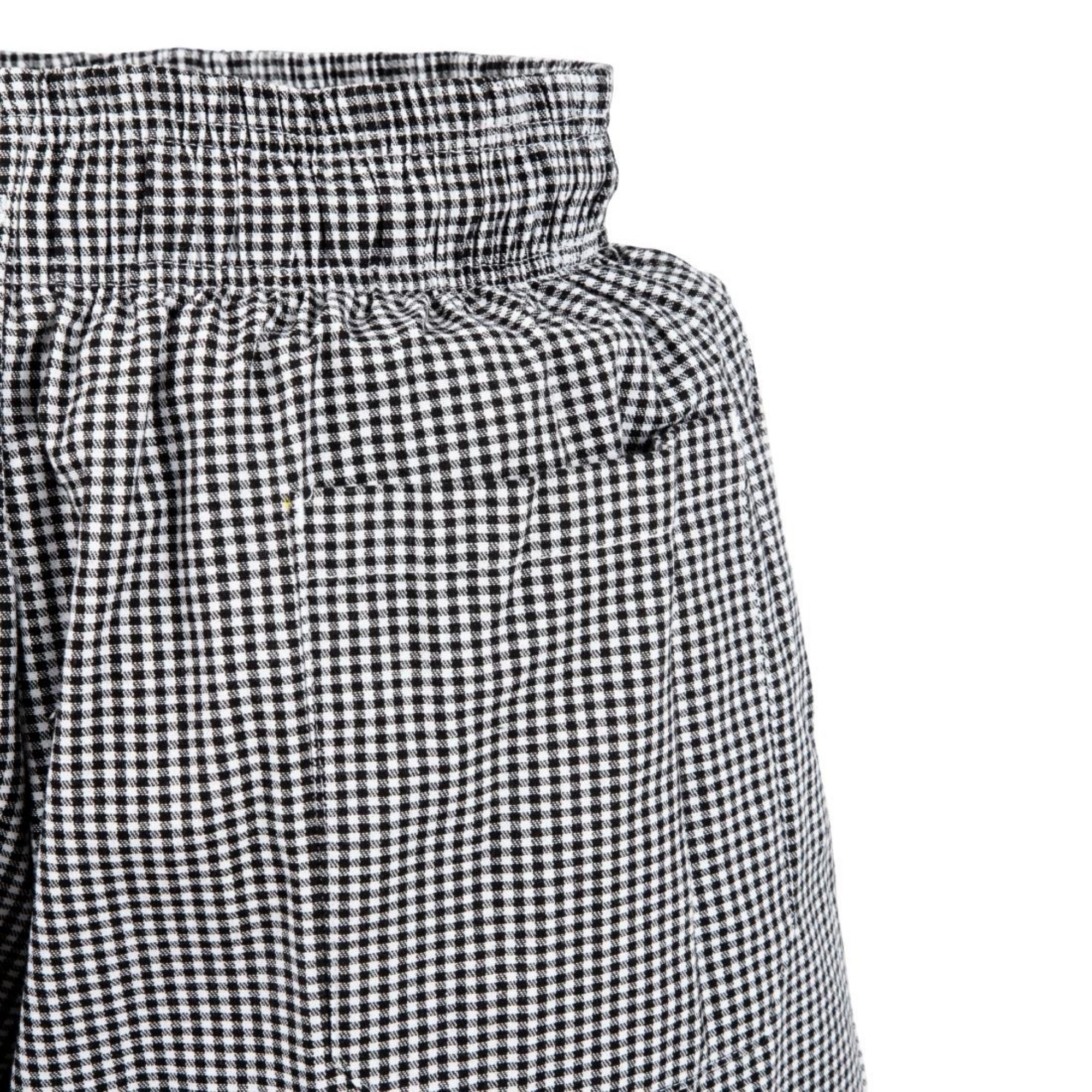 Picture of Chef Works Essential Baggy Pants Small Black Check 3XL