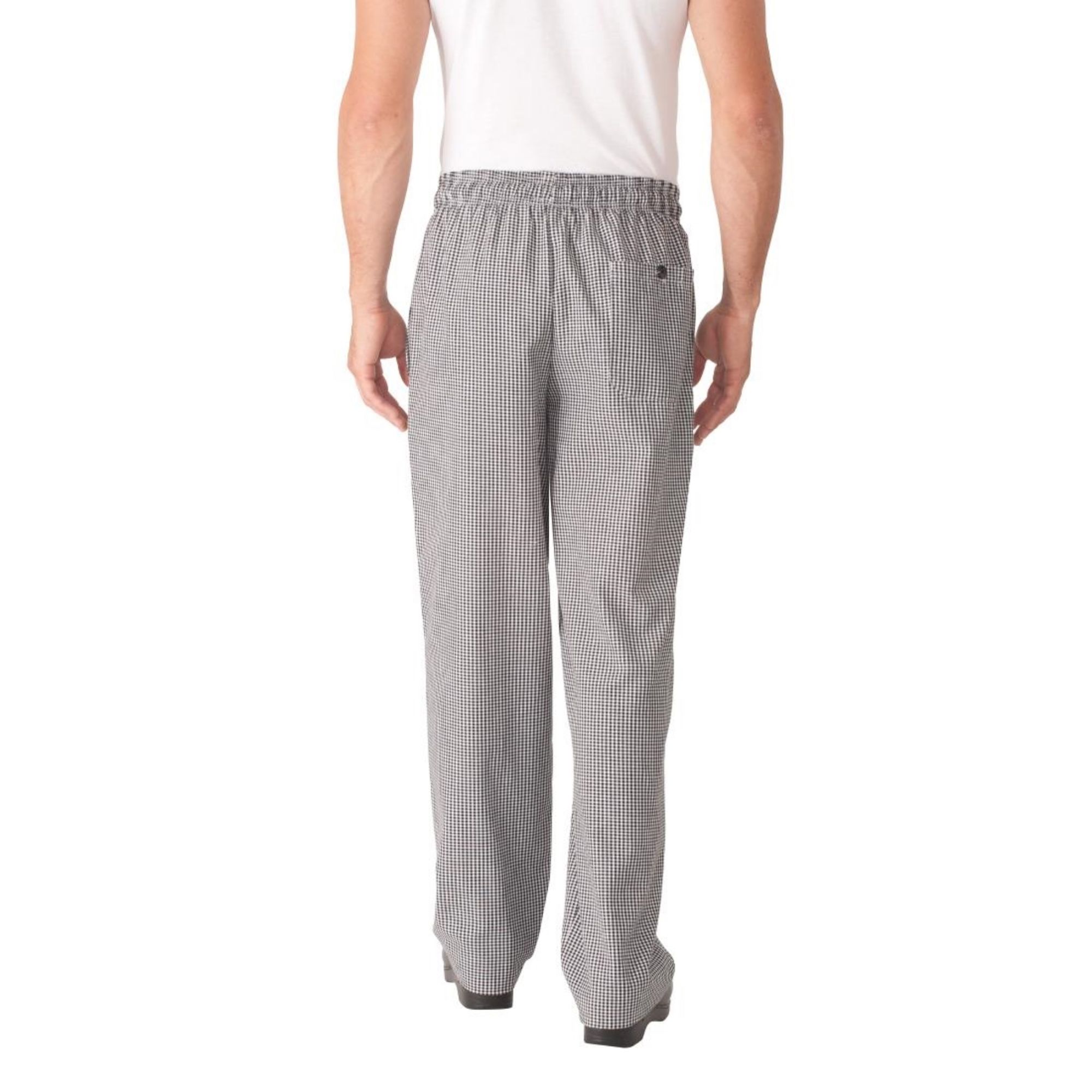 Picture of Chef Works Essential Baggy Pants Small Black Check 4XL