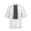 Picture of Chef Works Valais Unisex Chef Jacket White with Grey 2XL