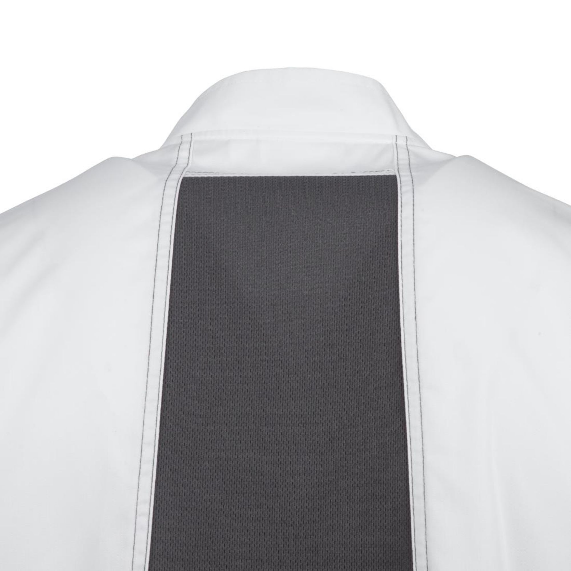 Picture of Chef Works Valais Unisex Chef Jacket White with Grey 2XL