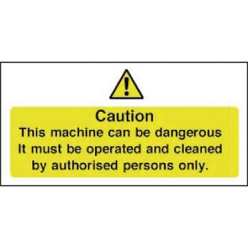 Picture of Vogue Dangerous Machine Sign