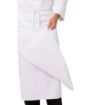 Picture of Chef Works 4-Way Long Waist Apron White