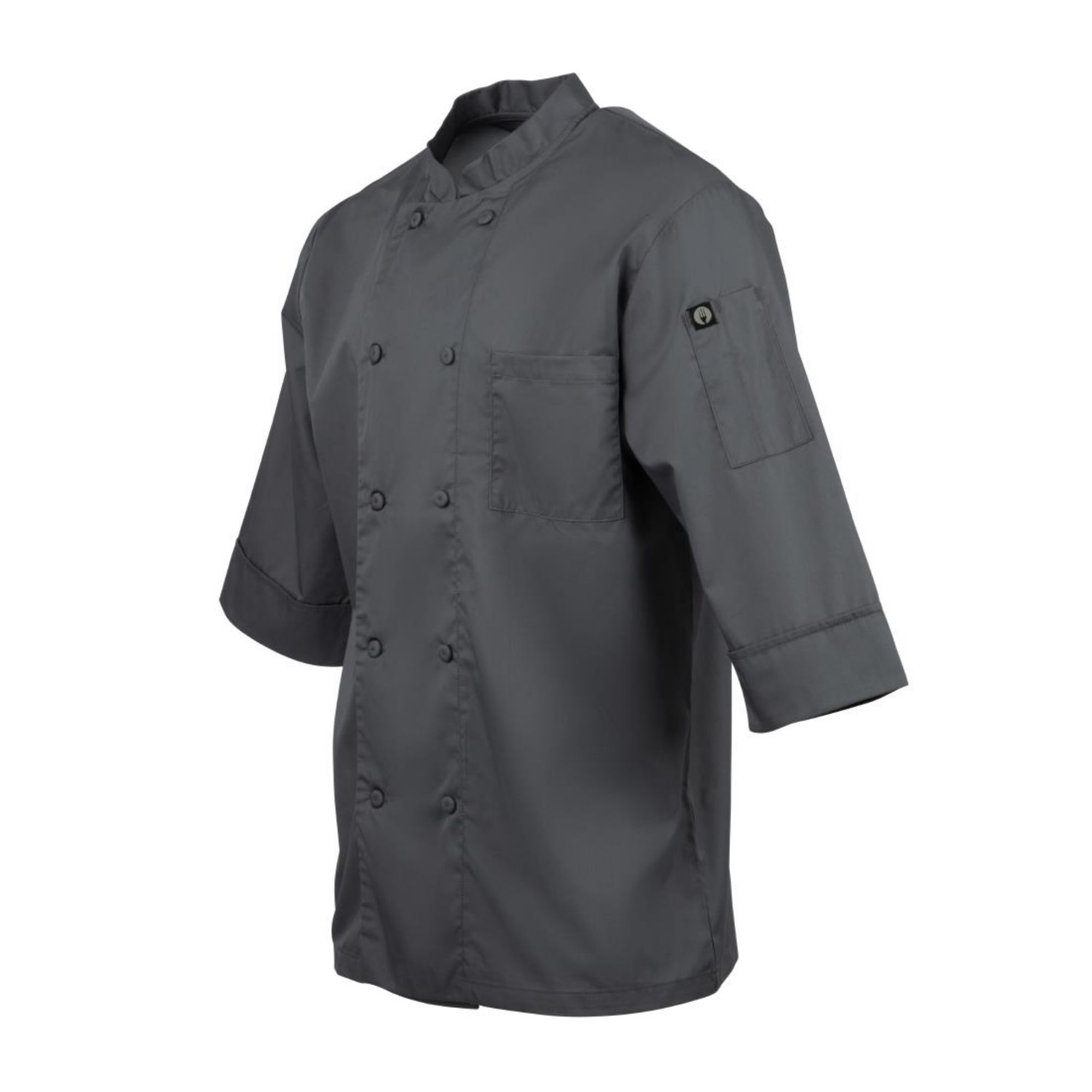 Picture of Colour By Chef Works Unisex Chef Jacket Grey 3XL