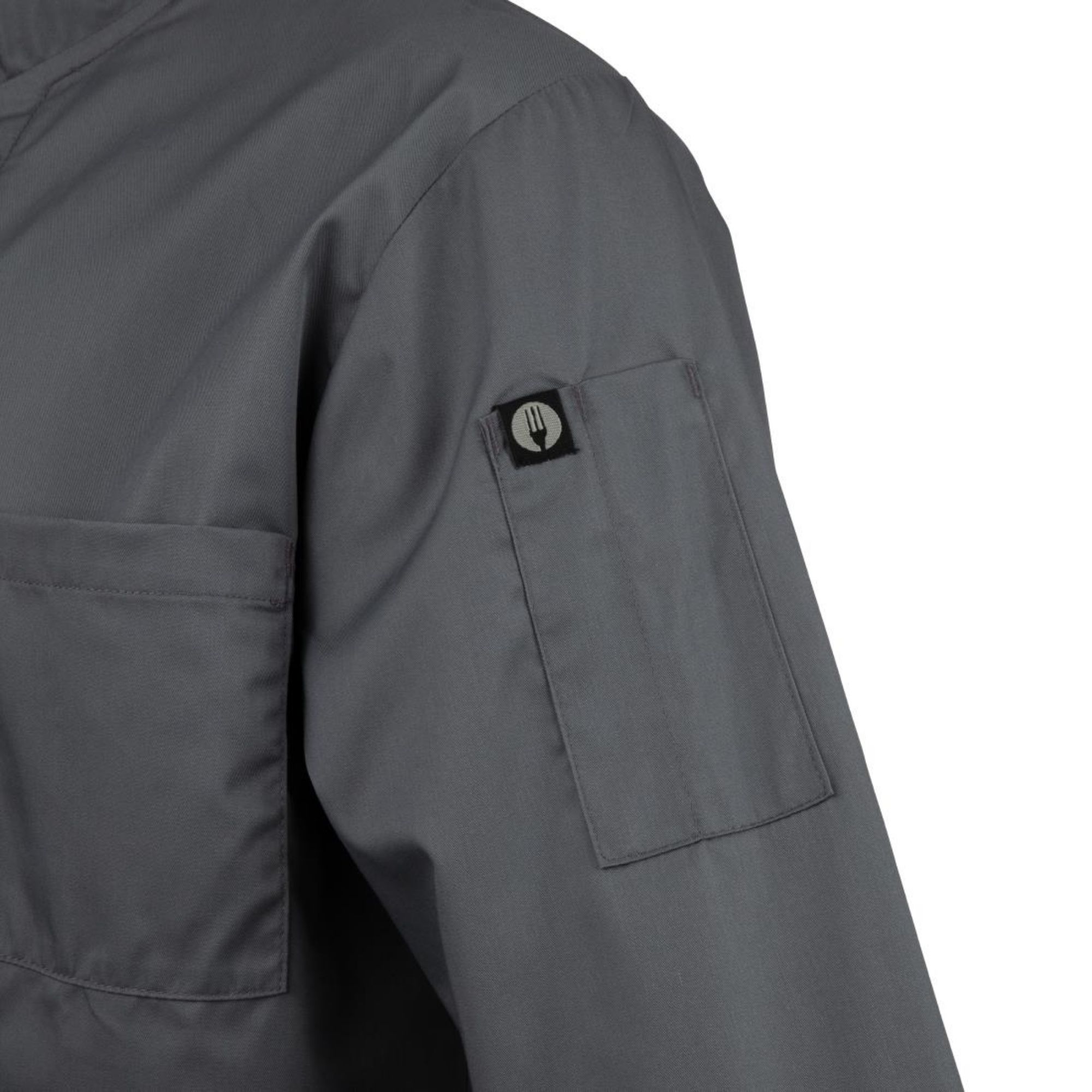 Picture of Colour By Chef Works Unisex Chef Jacket Grey 3XL