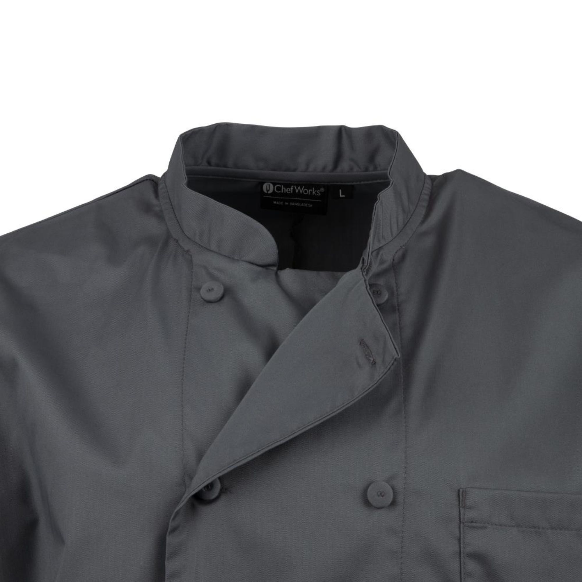 Picture of Colour By Chef Works Unisex Chef Jacket Grey 3XL