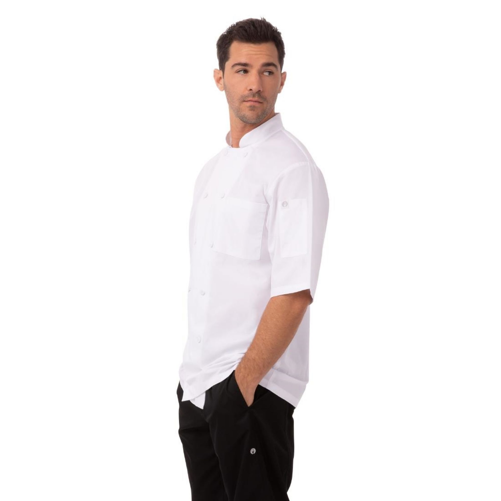 Picture of Chefs Works Montreal Unisex Chef Jacket White 4XL