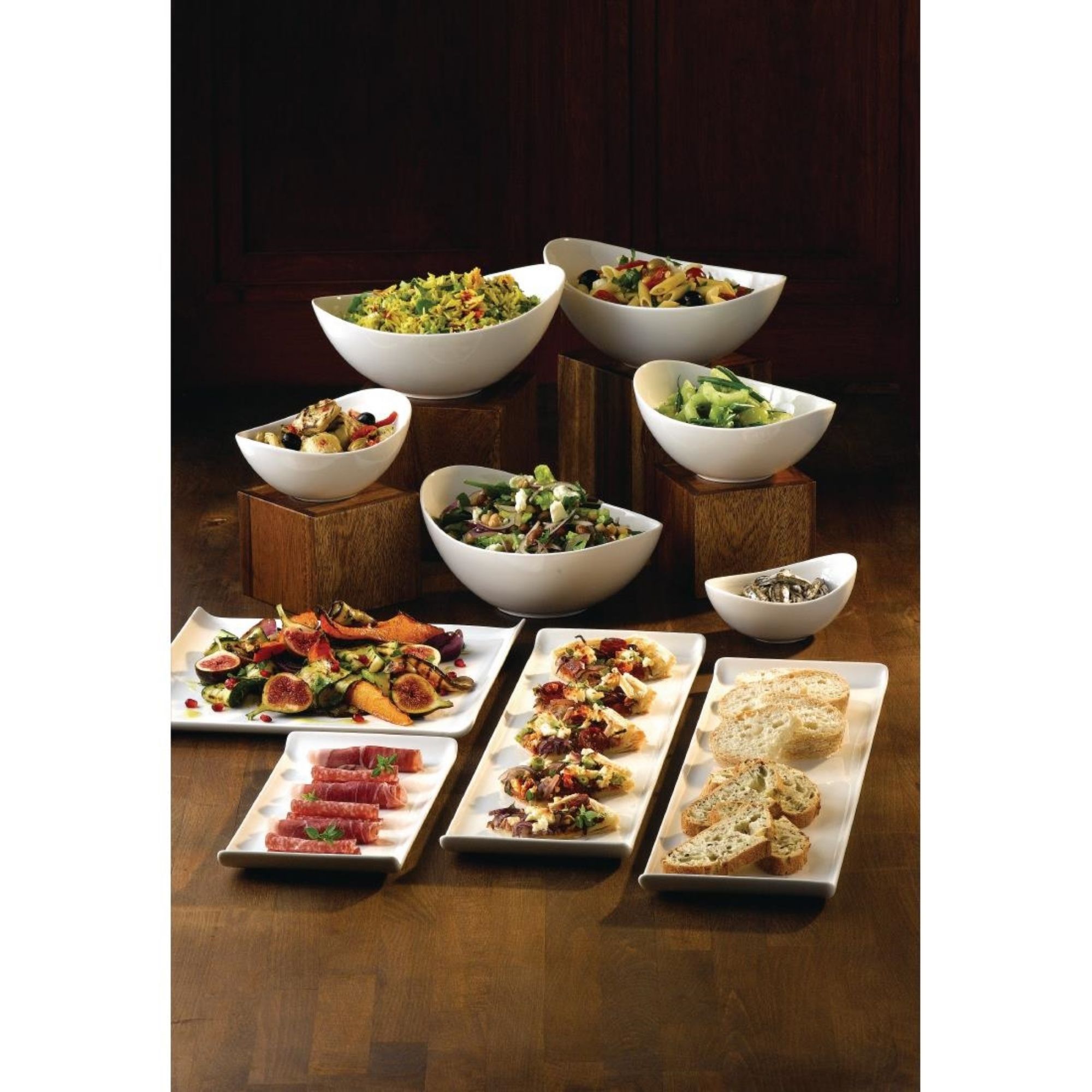 Picture of Churchill Alchemy Balance Rectangular Trays 300x 145mm (6 Pack)