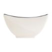 Picture of Arcoroc Appetizer Ludico Deep Square Bowls Black Line 90mm (24 Pack)