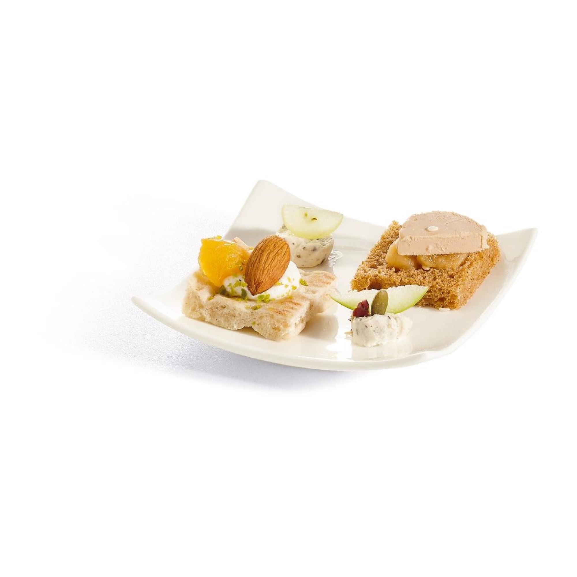 Picture of Arcoroc Appetizer Square Small Bowls White 95mm (24 Pack)