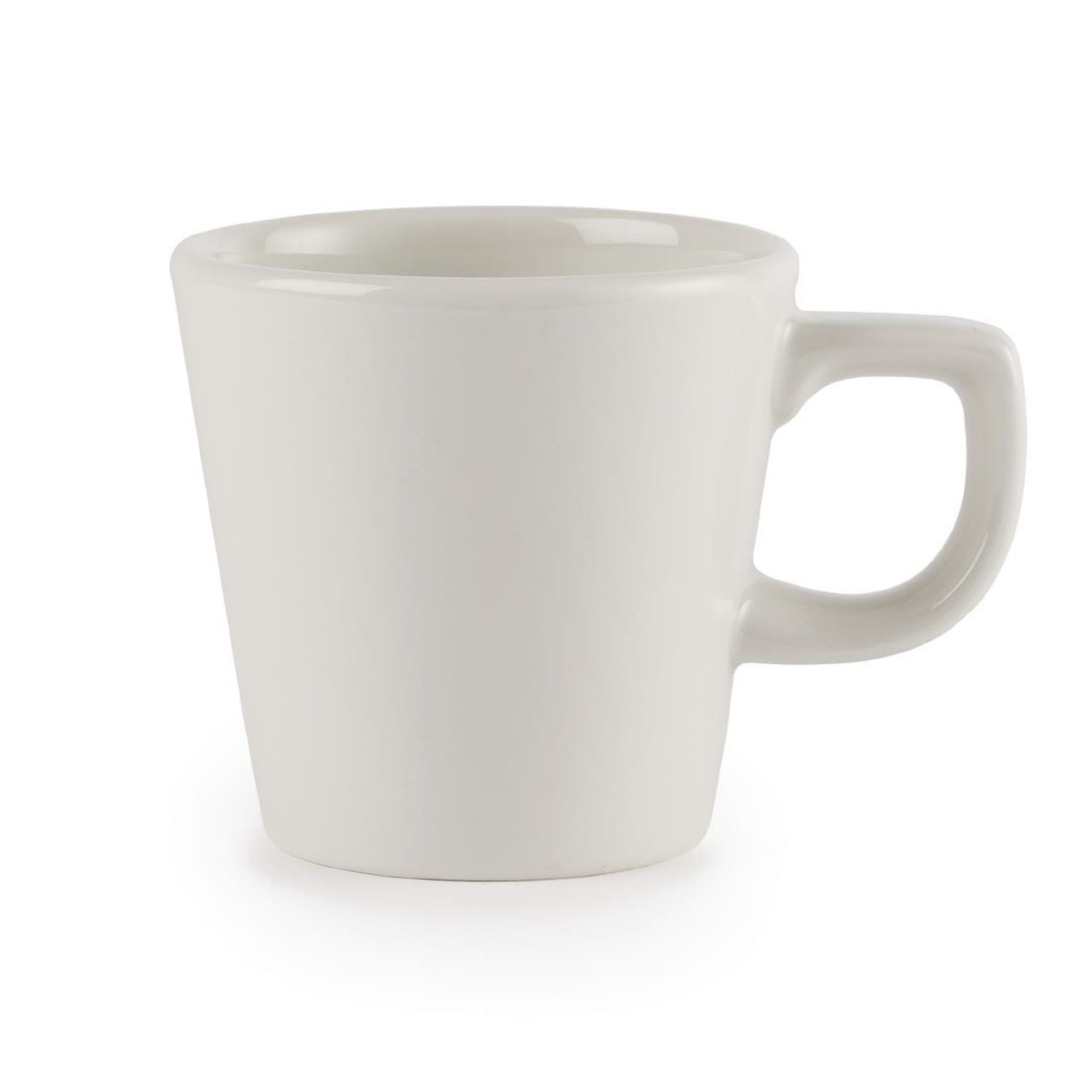 Picture of Churchill Plain Whiteware Cafe Cups 220ml (24 Pack)