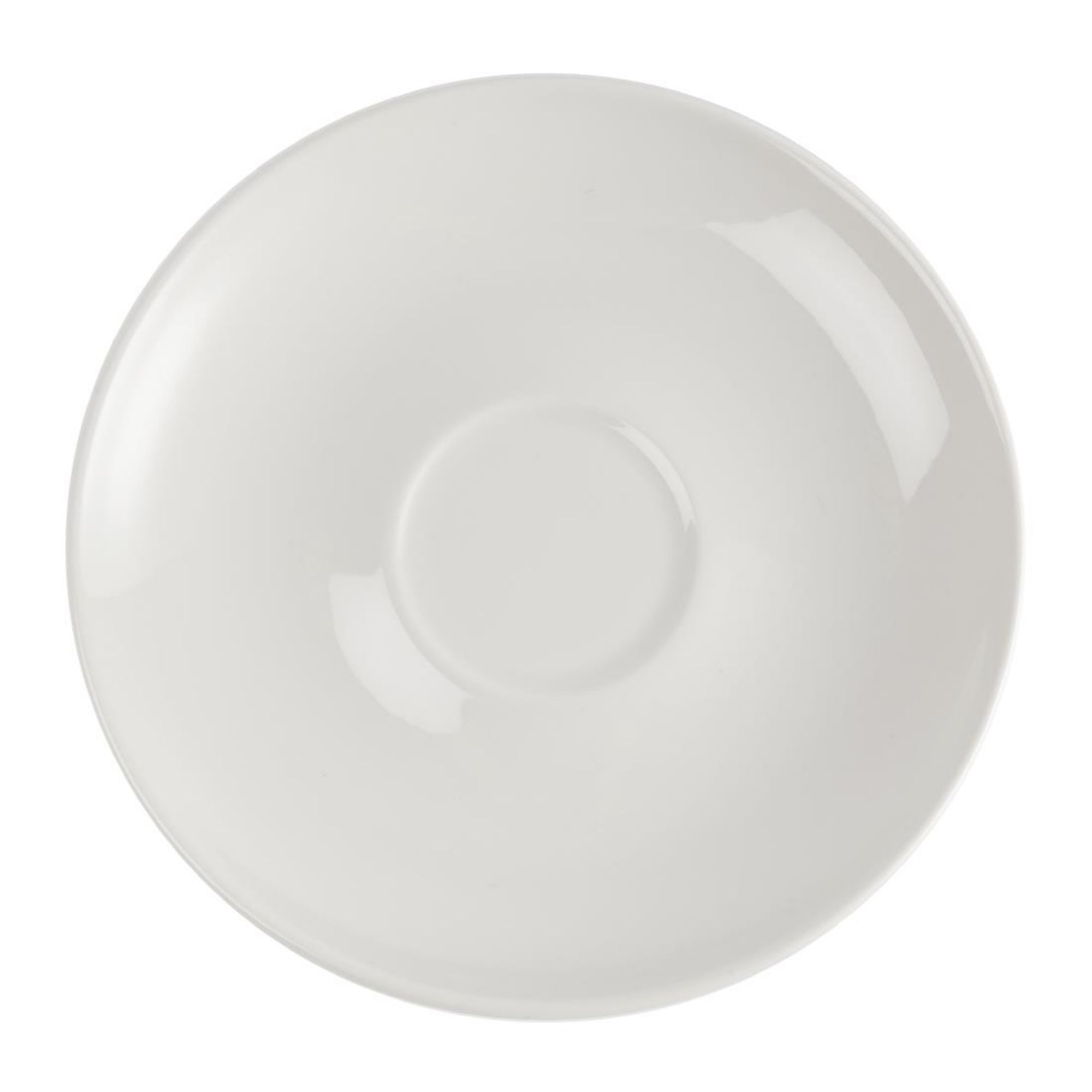 Picture of Churchill Plain Whiteware Large Saucers 165mm (24 Pack)