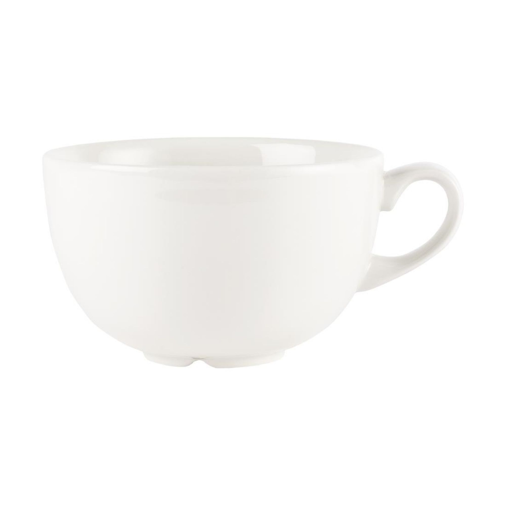 Picture of Churchill Plain Whiteware Cappuccino Cups 440ml (6 Pack)