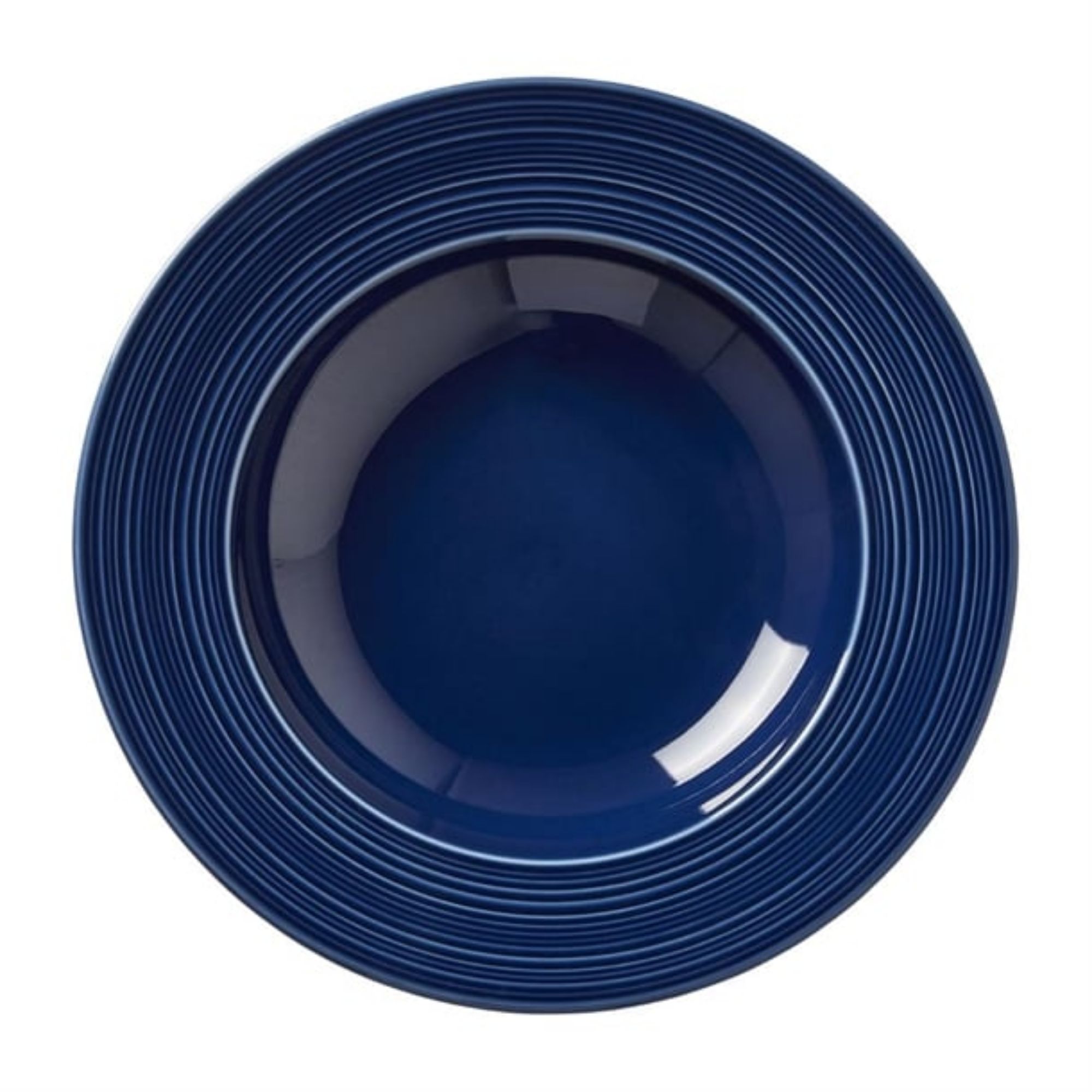 Picture of Steelite Concorde Rim Soup Plates Midnight Blue 240mm (12 Pack)