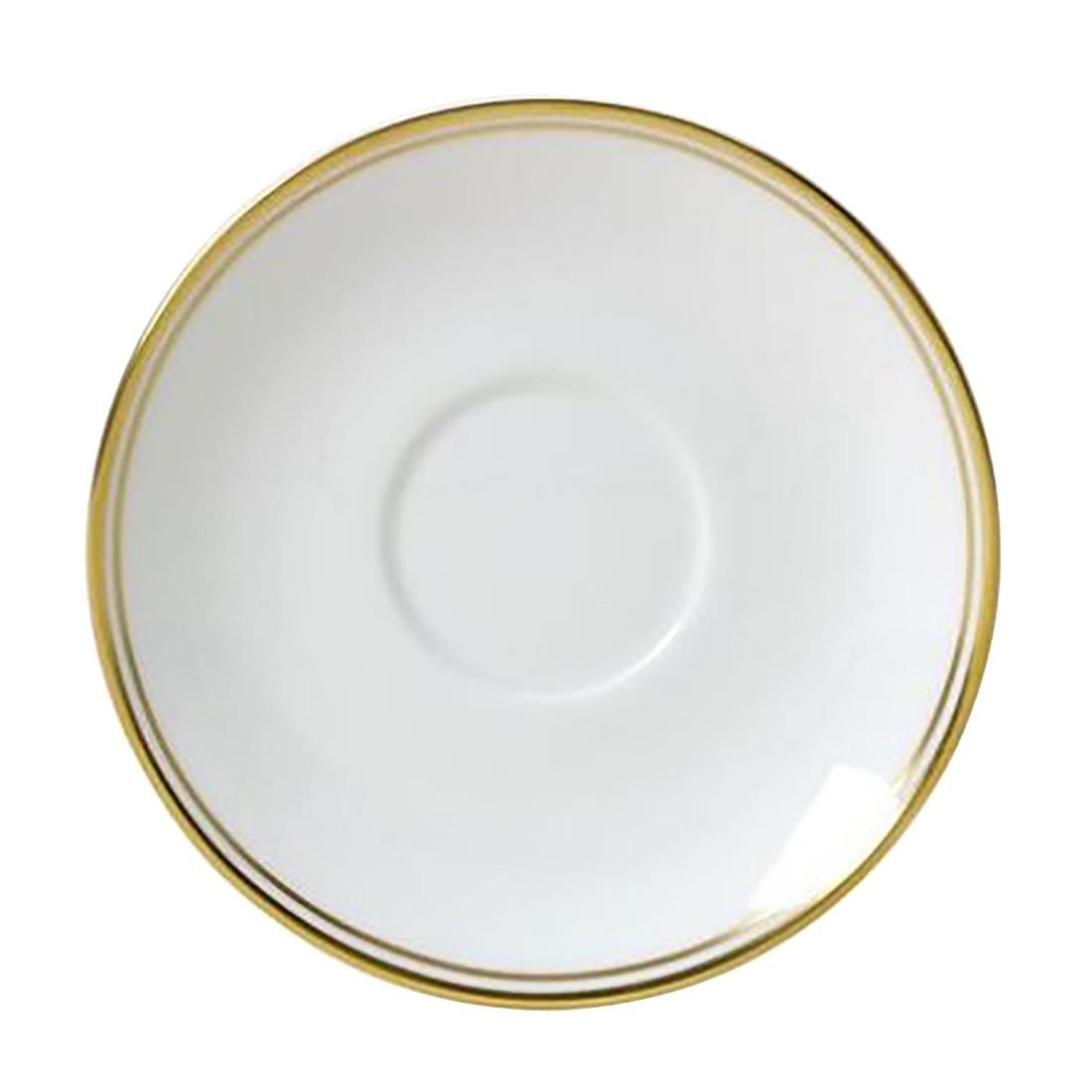 Picture of William Edwards Burnished Gold Classic Espresso Saucers 120mm (12 Pack)