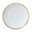 Picture of William Edwards Burnished Gold Classic Tea Saucers 160mm (12 Pack)