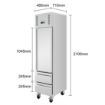 Picture of Polar G-Series Single Door and 2 Drawer Slimline GN Cabinet Freezer 180Ltr