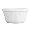 Picture of Olympia Kristallon Melamine Fluted Ramekins White 89mm (12 Pack)