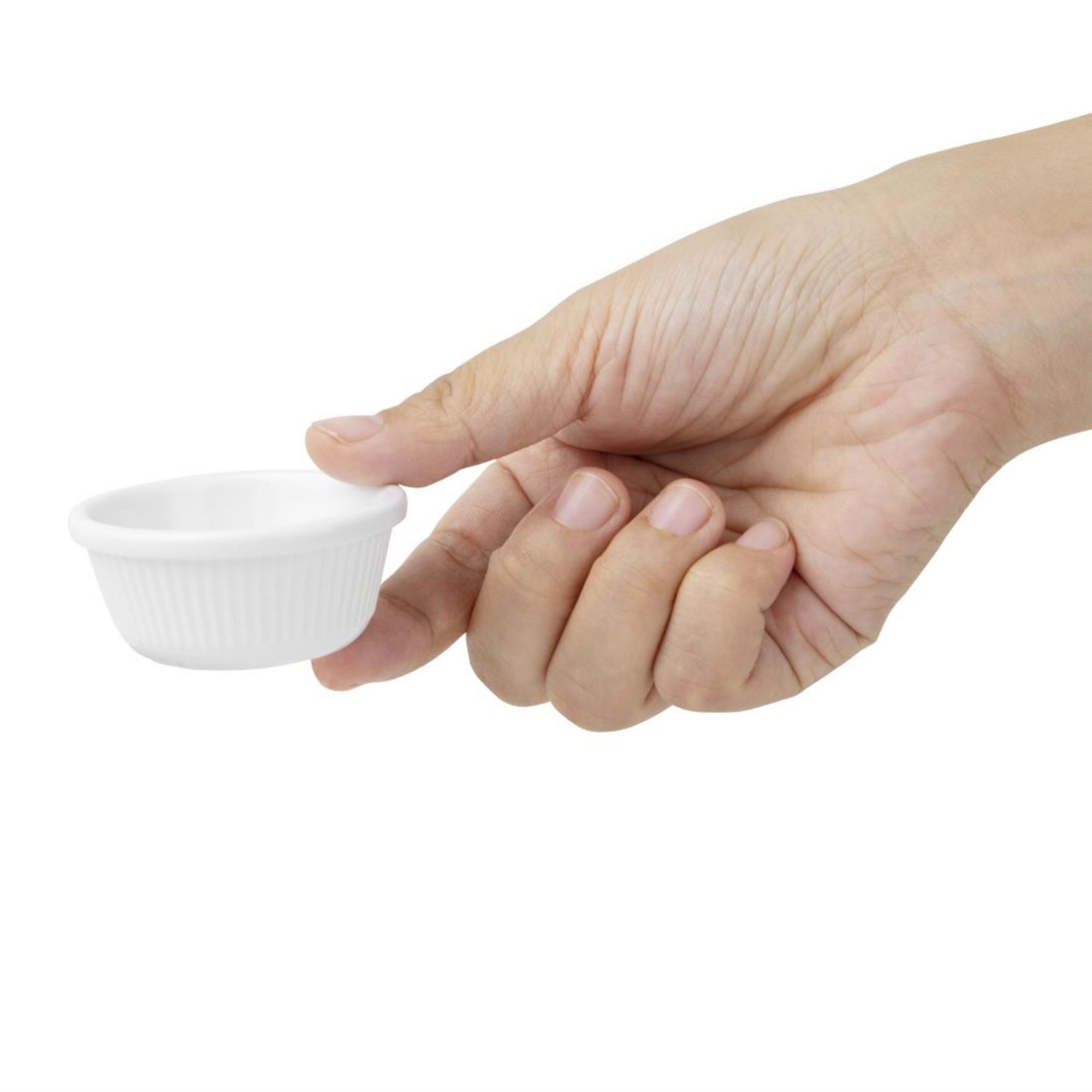 Picture of Olympia Kristallon Melamine Fluted Ramekins 57mm (12 Pack)