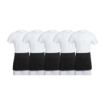 Picture of Whites Waist Aprons Black (5 Pack)