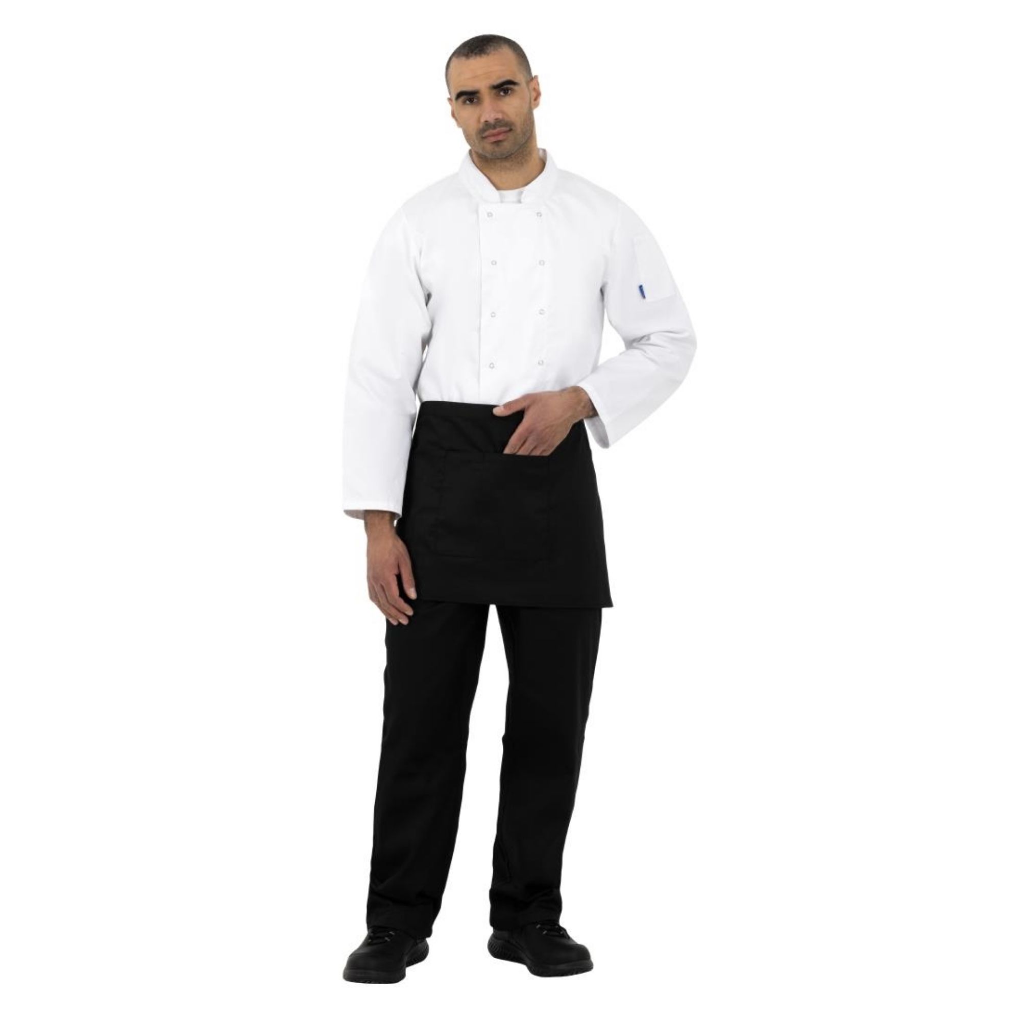 Picture of Whites Waist Aprons Black (5 Pack)