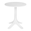 Picture of Bolero Mateo 600mm Round Cafe Table - White