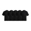 Picture of Whites Vegas Unisex Chef Jackets Short Sleeve Black M (5 Pack)