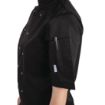 Picture of Whites Vegas Unisex Chef Jackets Short Sleeve Black S (5 Pack)