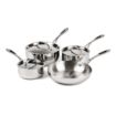 Picture of Vogue Stainless Steel and Aluminium Tri-Wall Pan Set (4 Pack)