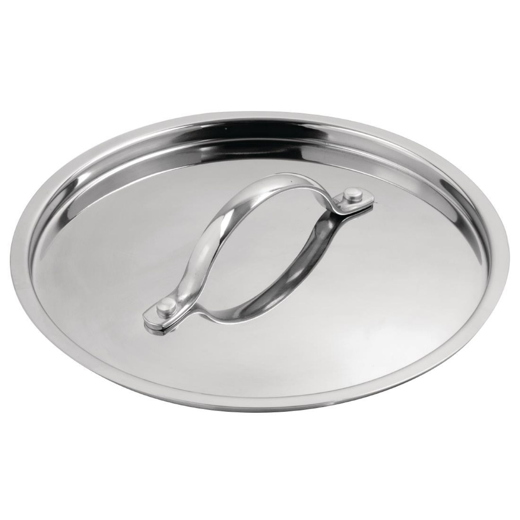 Picture of Vogue Stainless Steel and Aluminium Tri-Wall Pan Set (4 Pack)