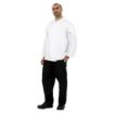 Picture of Whites Vegas Unisex Chef Jackets Long Sleeve White M (5 Pack)