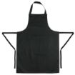 Picture of Whites Bib Aprons Black (5 Pack)