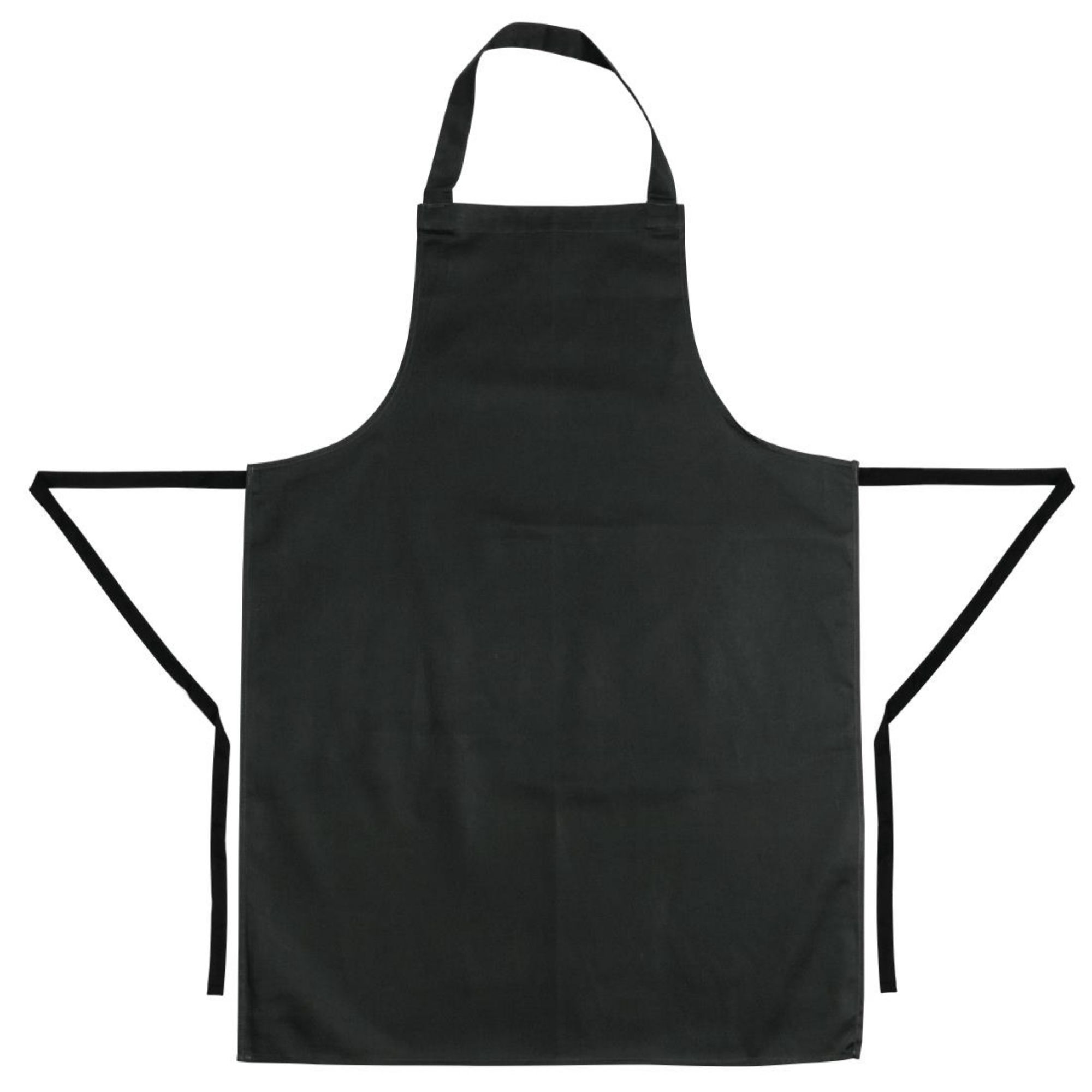 Picture of Whites Bib Aprons Black (5 Pack)