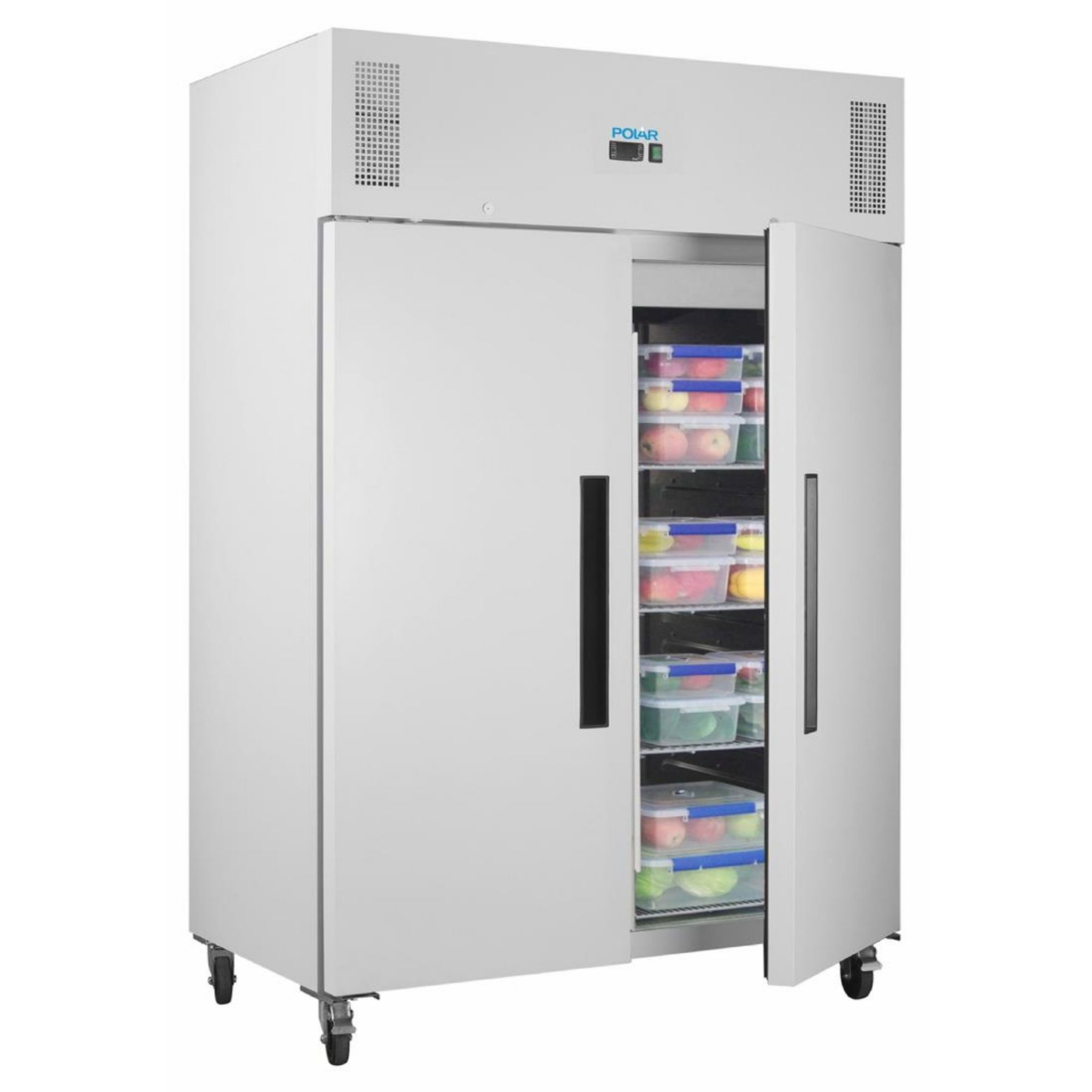 Picture of Polar G-Series Upright Double Door Fridge White 1152Ltr