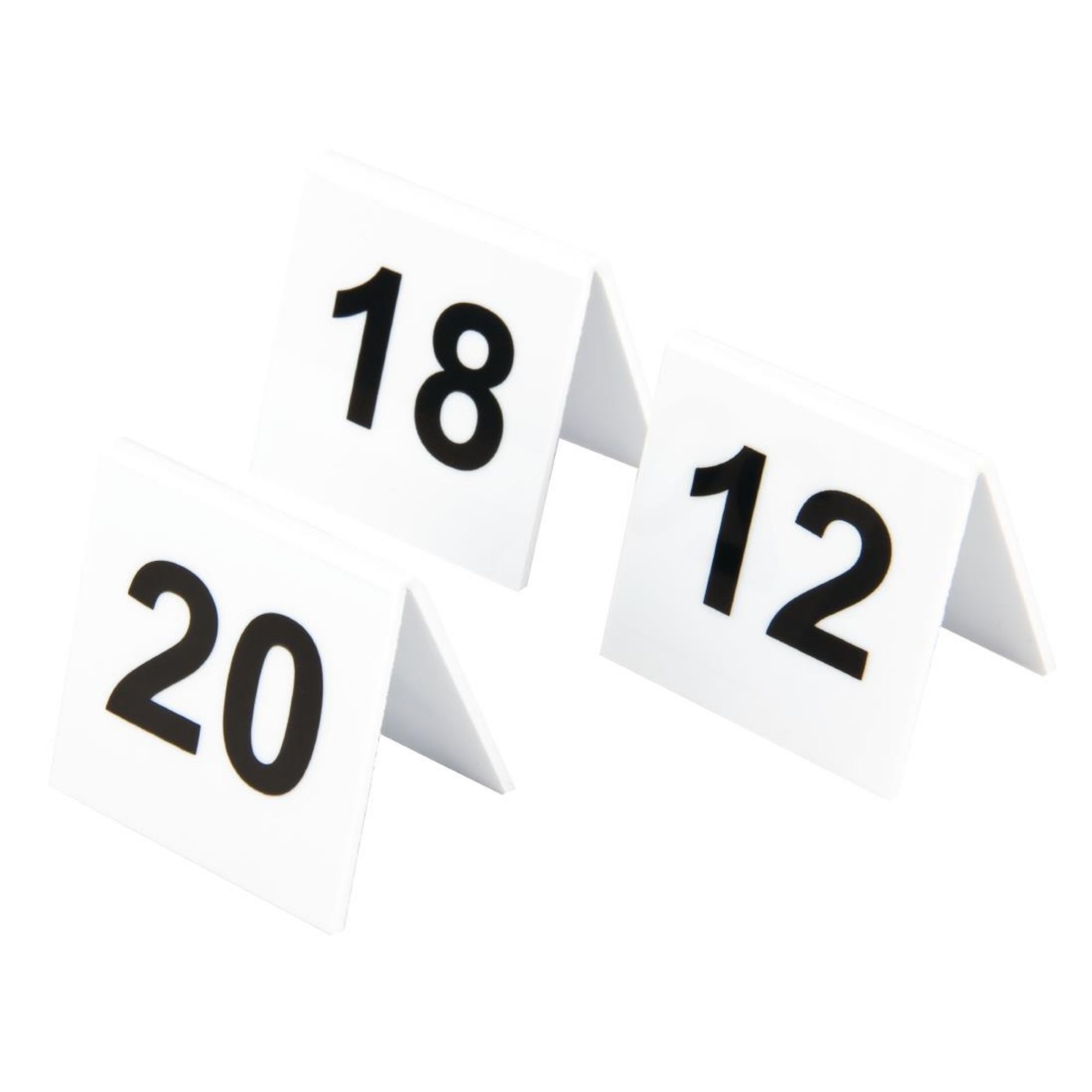 Picture of Plastic Table Numbers 11-20