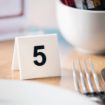 Picture of Plastic Table Numbers 1-10
