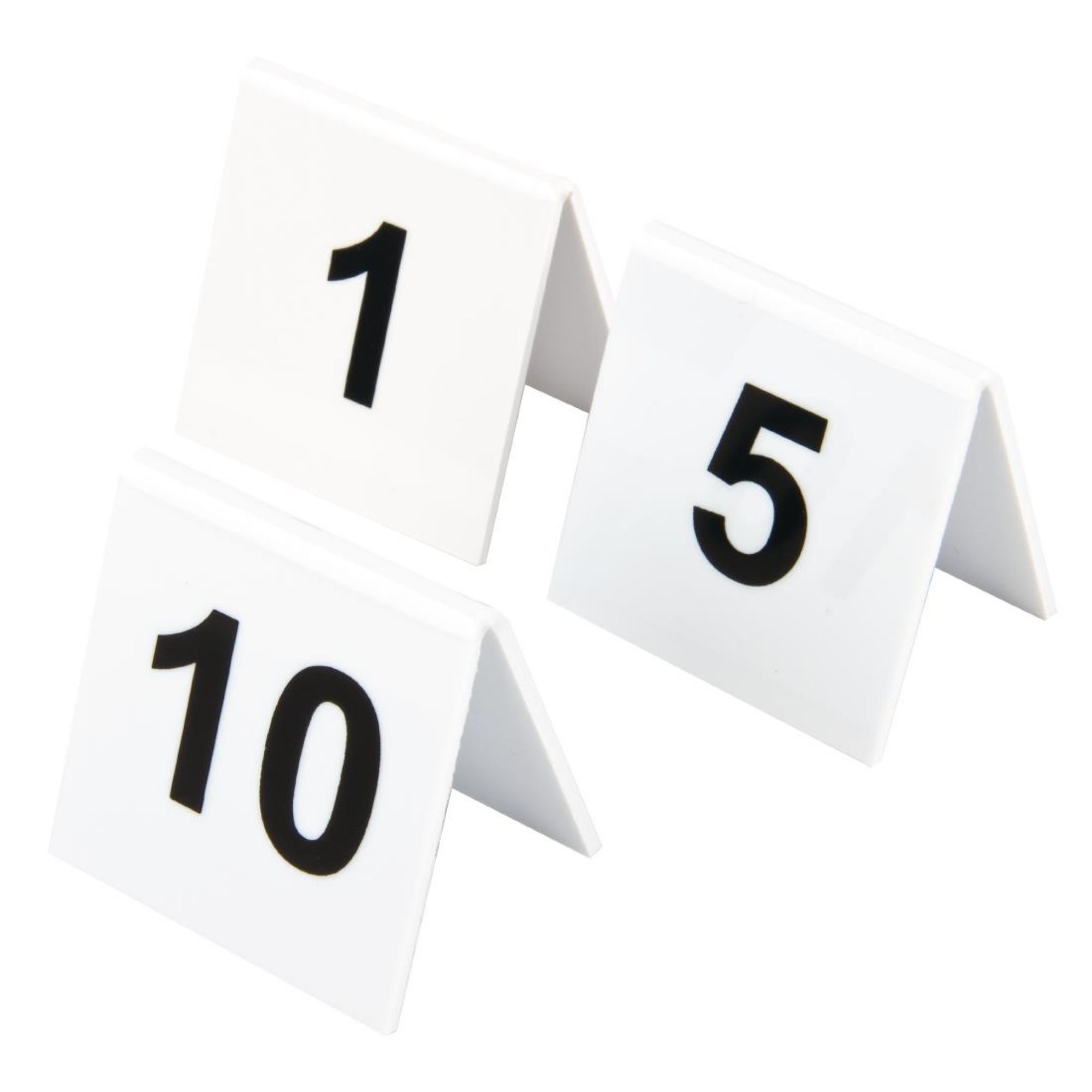 Picture of Plastic Table Numbers 1-10