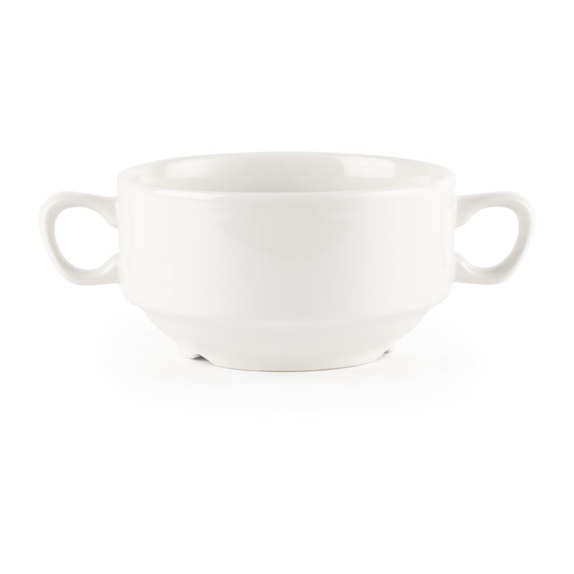 Picture of Churchill Whiteware Handled Soup Bowls 398ml (24 Pack)