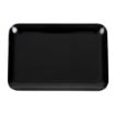 Picture of Dalebrook Melamine Small Rectangular Platter Black 240 x 160mm