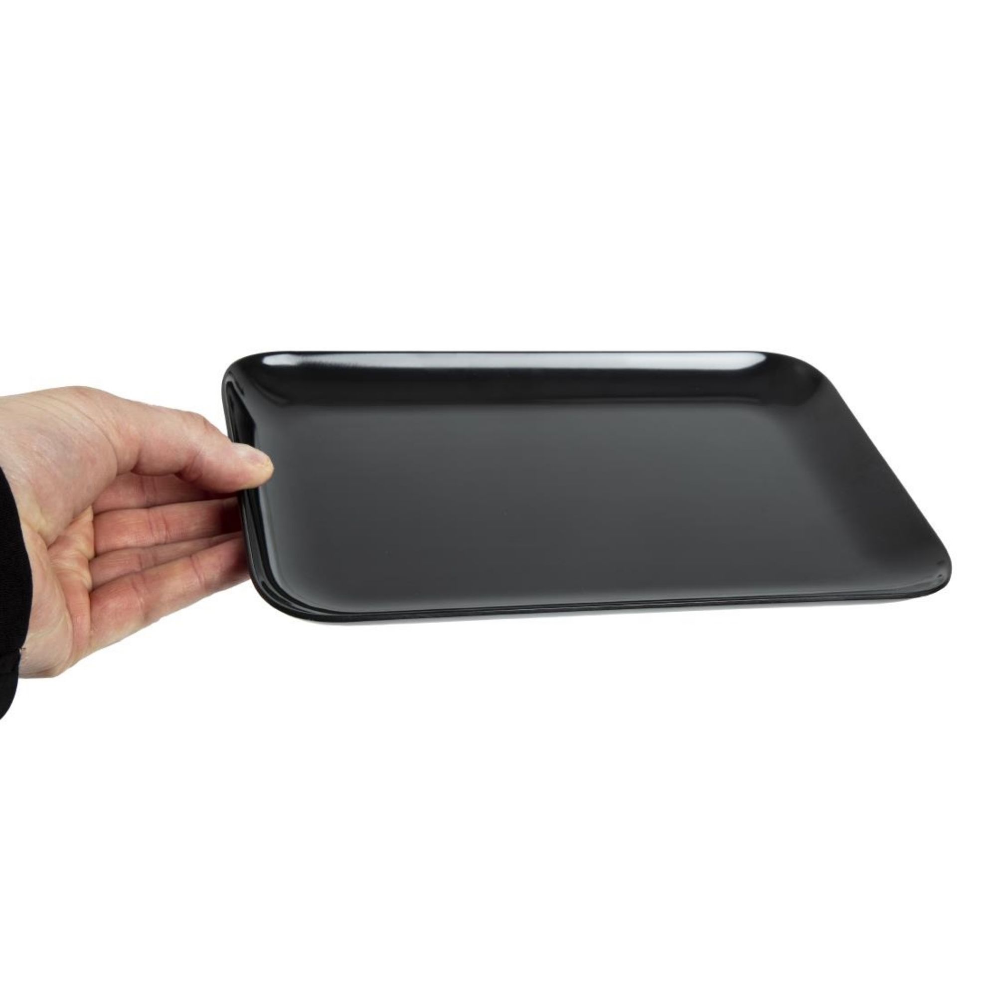 Picture of Dalebrook Melamine Small Rectangular Platter Black 240 x 160mm