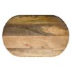 Picture of Olympia Mango Wood Rounded Rectangular Display Stand with Legs 350x220mm