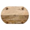 Picture of Olympia Mango Wood Rounded Rectangular Display Stand with Legs 350x220mm