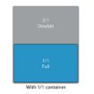 Picture of Matfer Bourgeat Stainless Steel Perforated 1/1 Gastronorm Tray 55mm