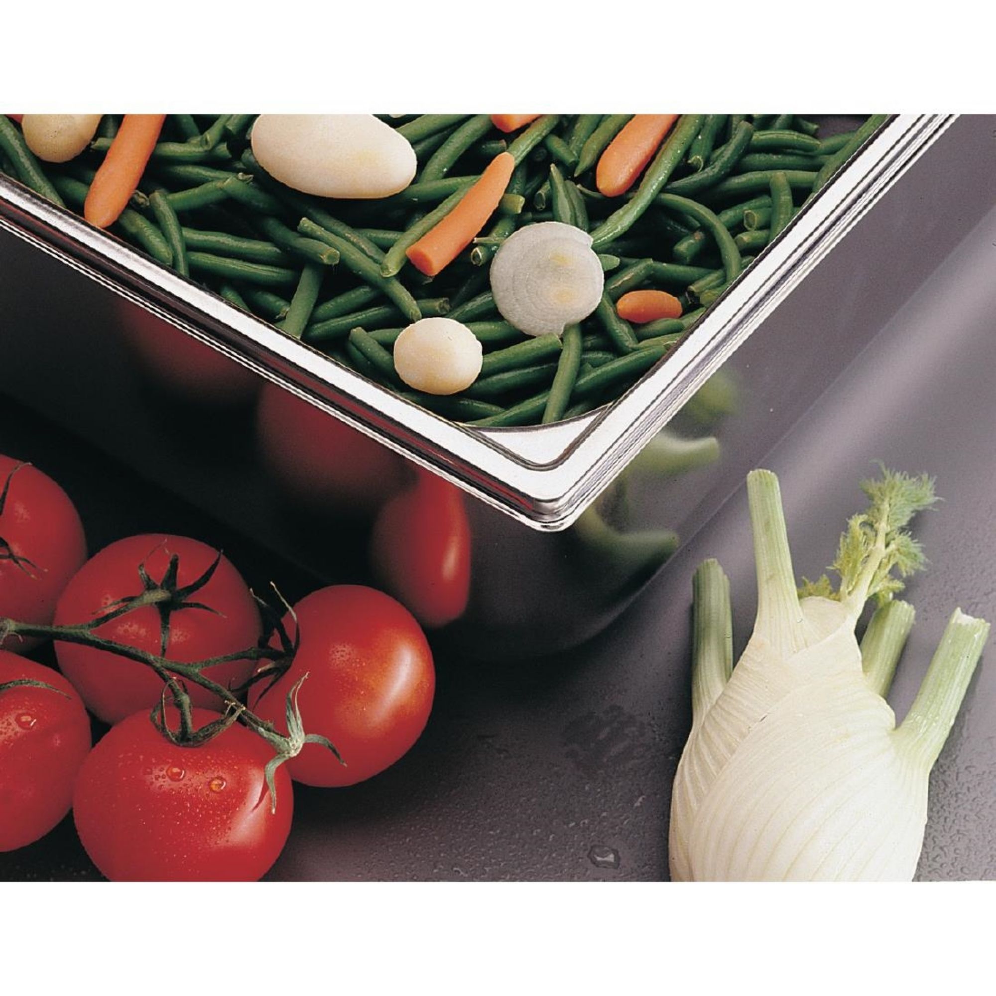 Picture of Matfer Bourgeat Stainless Steel 2/3 Gastronorm Tray 100mm