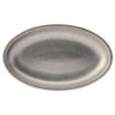 Picture of Utopia Artemis Oval Platters Rumbled Steel 300x180mm (6 Pack)