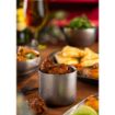 Picture of Utopia Artemis Double Walled Bowls Rumbled Steel 120mm (6 Pack)
