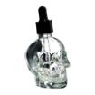 Picture of Skull Glass Bitter Bottle with dropper - 60ml (B2B)