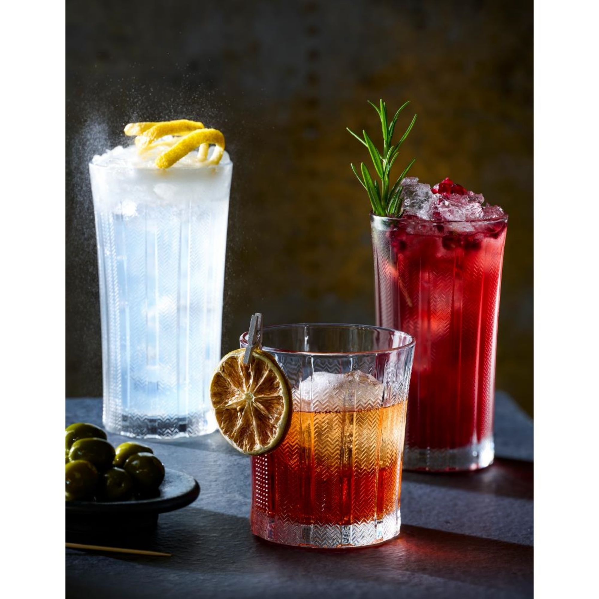 Picture of Onis Mosaic Hi-Ball Glasses 355ml (6 Pack)
