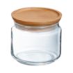 Picture of Luminarc Pure Jars & Wood Lids 500ml (6 Pack)