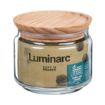 Picture of Luminarc Pure Jars & Wood Lids 500ml (6 Pack)
